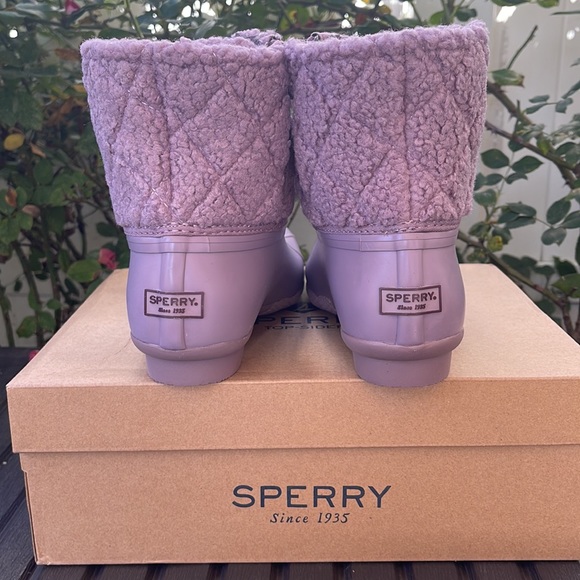 Sperry - Saltwater Sherpa Boots - Lavender Size:8 - Picture 6 of 16